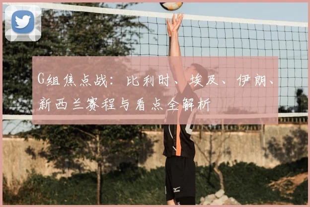 G组焦点战:比利时、埃及、伊朗、新西兰赛程与看点全解析